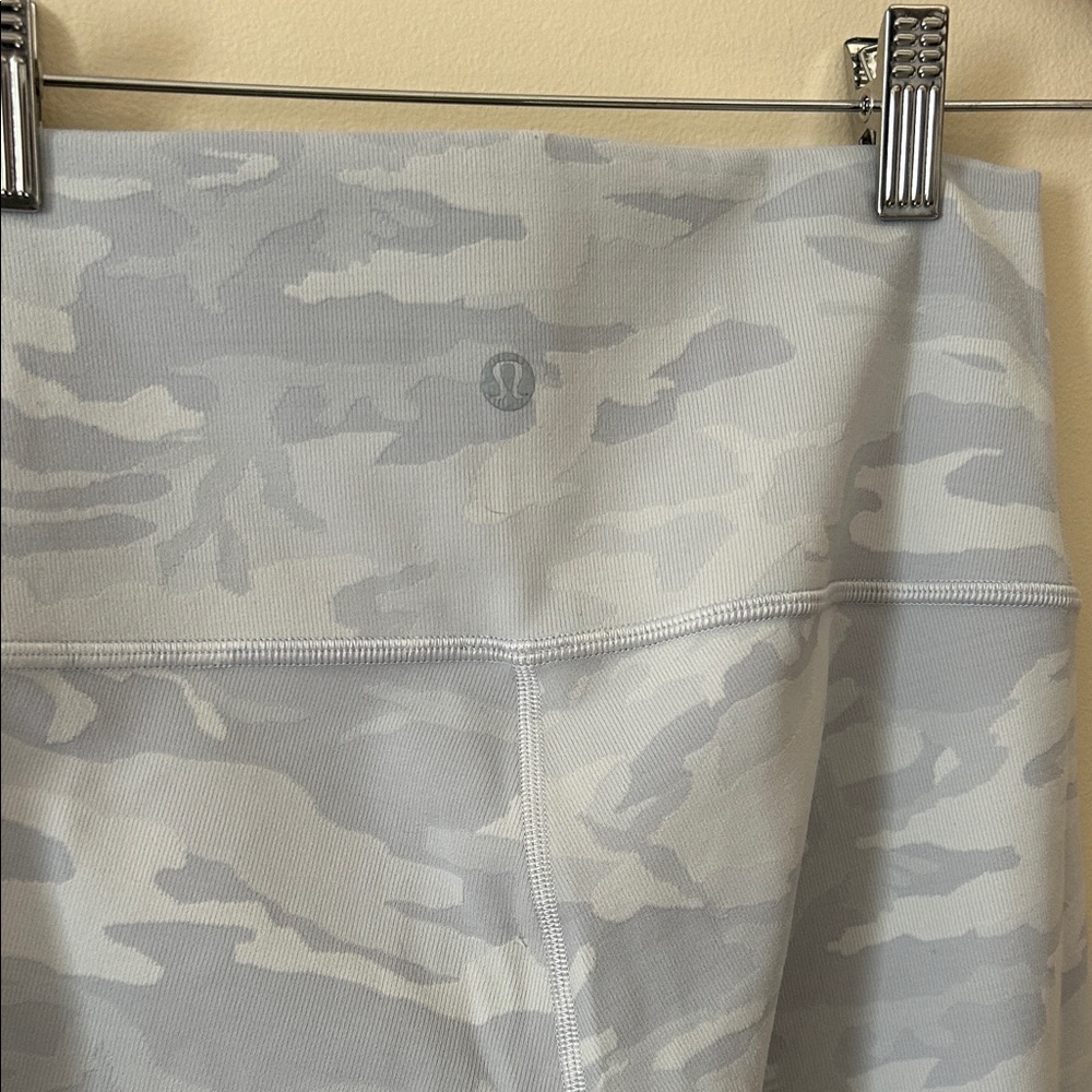 Lululemon Light Gray Camo Leggings